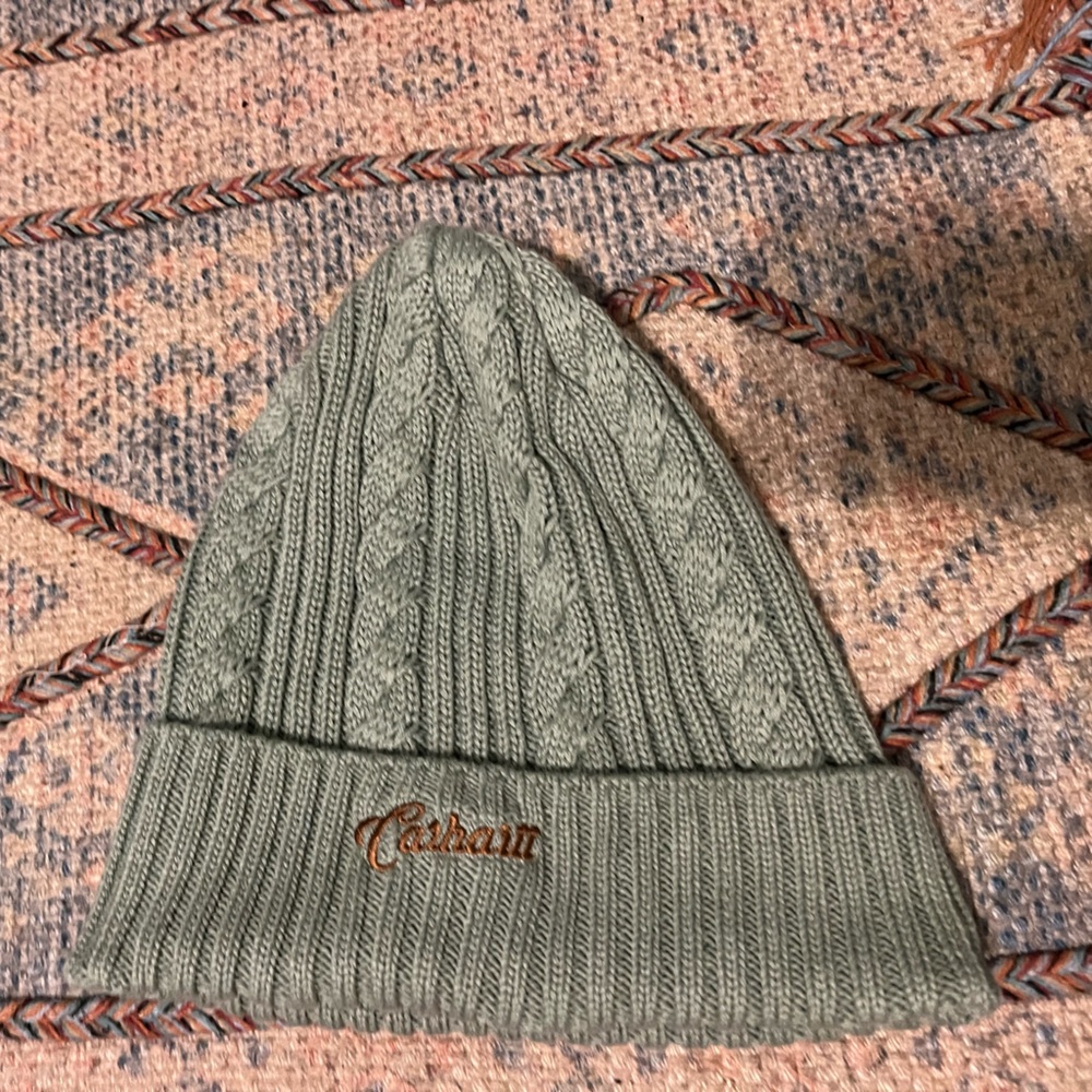 Carhartt Teal Cable Knit Beanie